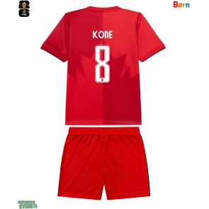 Canada Ismael Kone #8 Replika Babytøj Hjemmebanesæt Børn VM 2026 Kortærmet (+ Korte bukser)